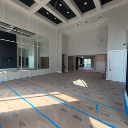 a room under construction